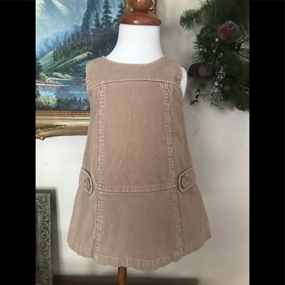 Baby GAP Khaki Corduroy Dress - Picture 2 of 9